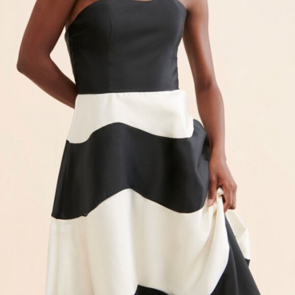 Hutch Strapless Colorblock Maxi Dress - Picture 4 of 4